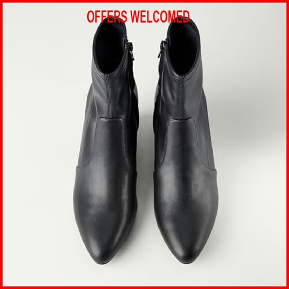 Wedge Ankle Boots with Memory Foam Insole, Side Zip, Non-Slip Sole - Picture 6 of 8